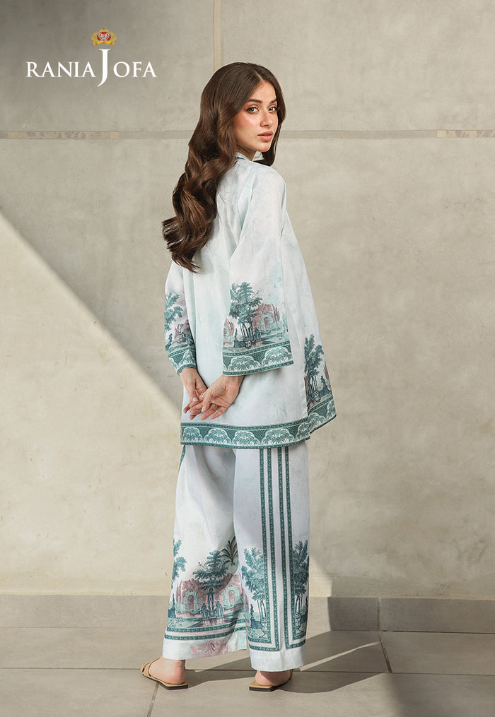 RARE-02 STITCHED PRINTED LAWN 2 PCS