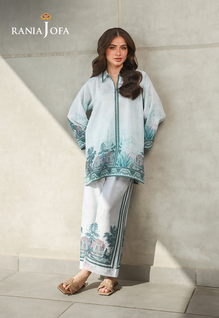 RARE-02 STITCHED PRINTED LAWN 2 PCS