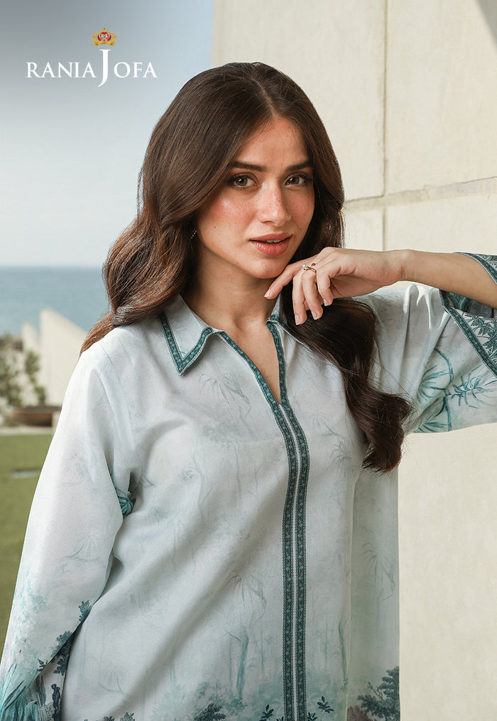 RARE-02 STITCHED PRINTED LAWN 2 PCS