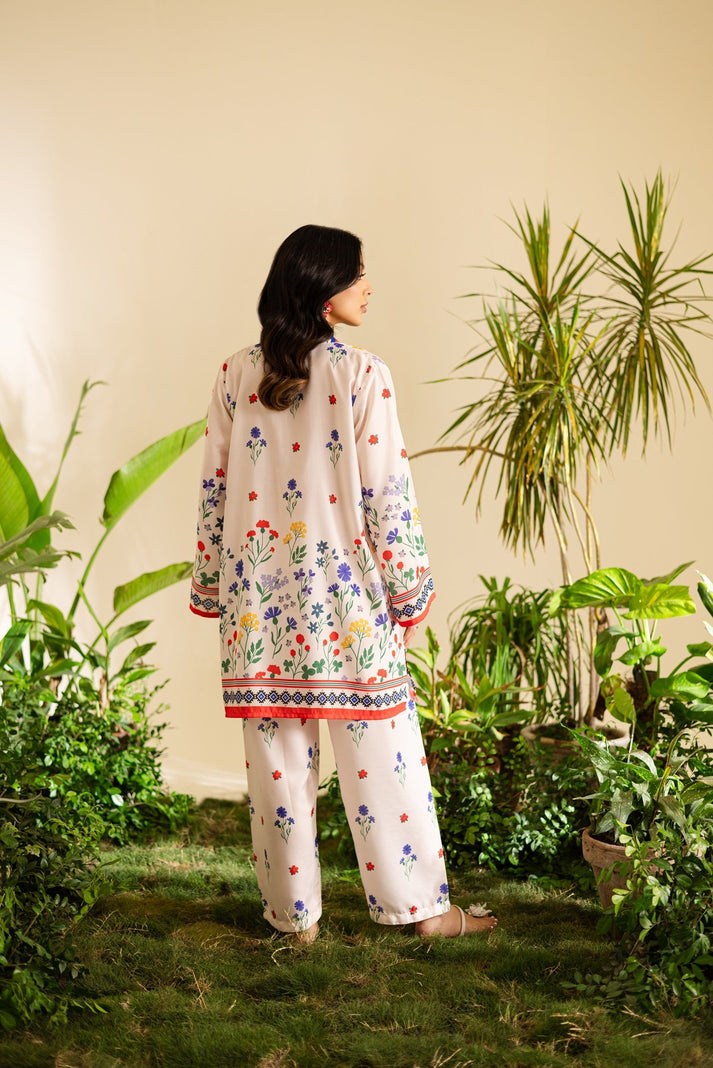 Unique Multicolor Floral Printed Co-ord Set