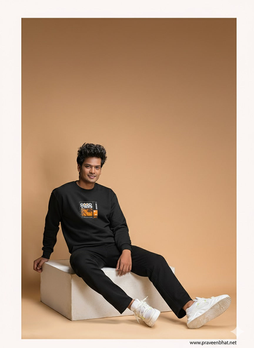 Mens Black tee-shirt