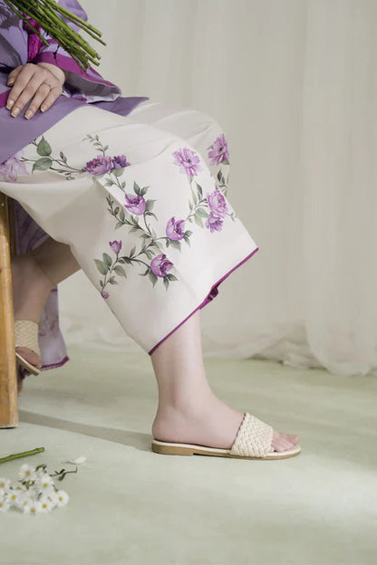 Lila Bloom – Lavender 3-Piece Dress (Stitched)