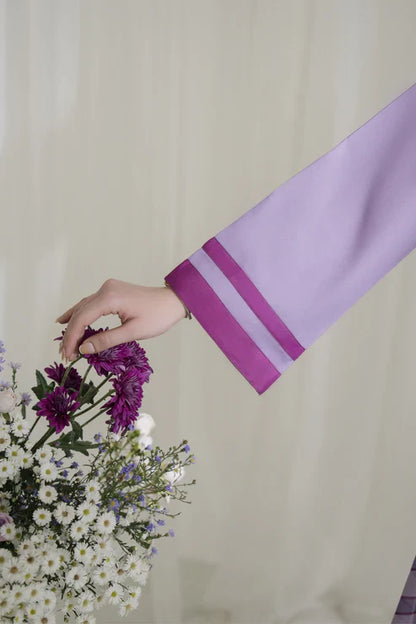 Lila Bloom – Lavender 3-Piece Dress (Stitched)