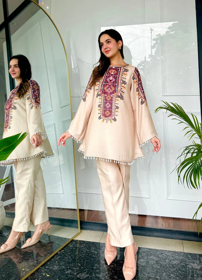 Mehr-e-Nazuk – 2 Piece Kurti Set
