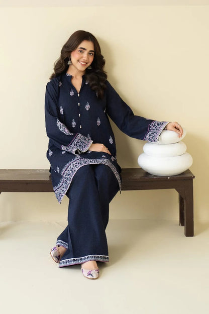 NIDA – Luxury Embroidered 2-Piece Set (Stitched)