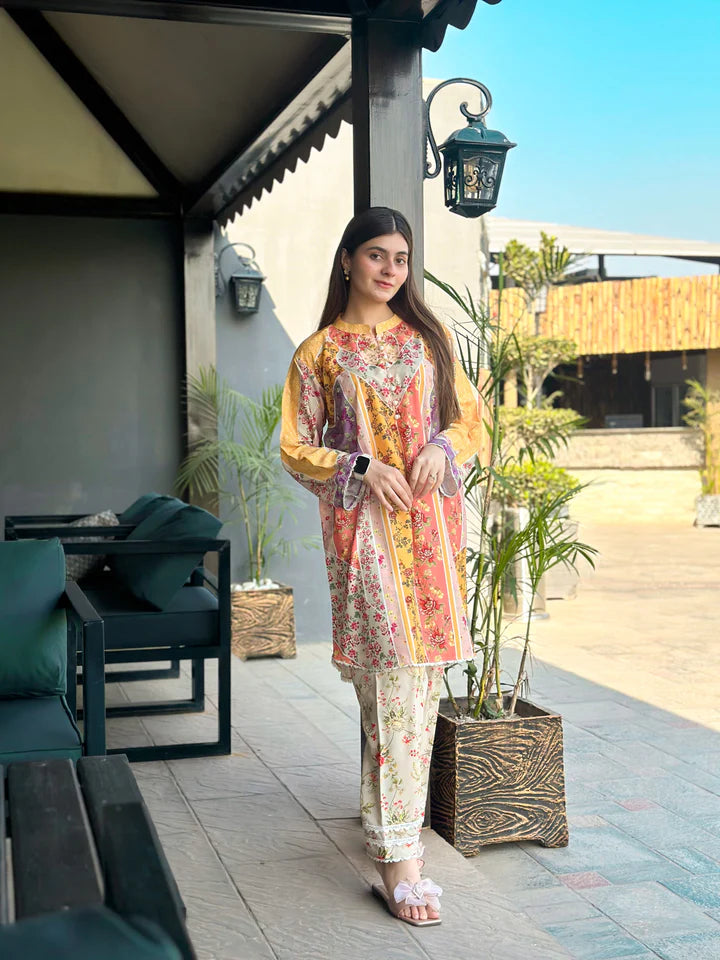 Satrangi 2-Piece Kurti Set