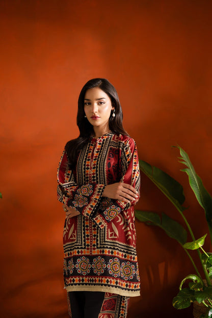 Printed Dhanak 2-Piece – Winter Wear