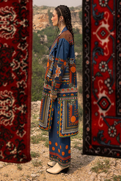 2 Piece Unstitched Printed Lawn Suit