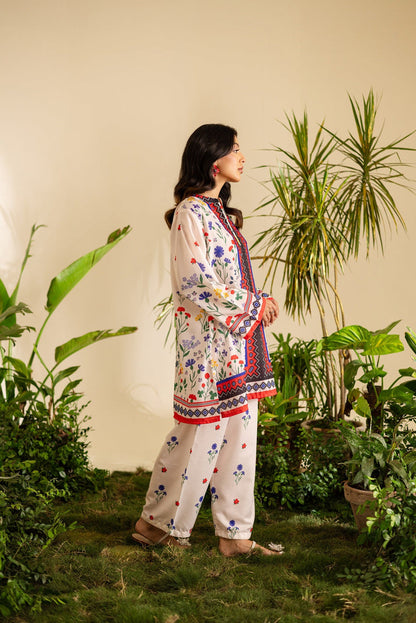Unique Multicolor Floral Printed Co-ord Set