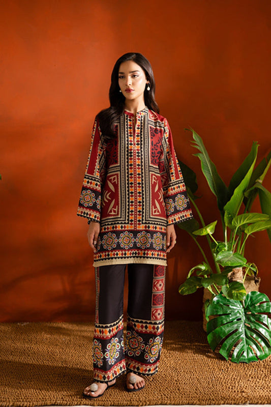 Printed Dhanak 2-Piece – Winter Wear