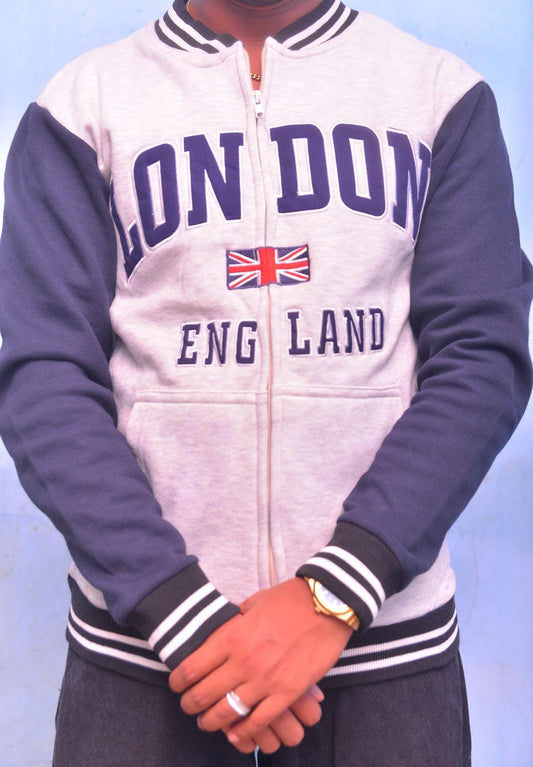 London England varsity-style jacket
