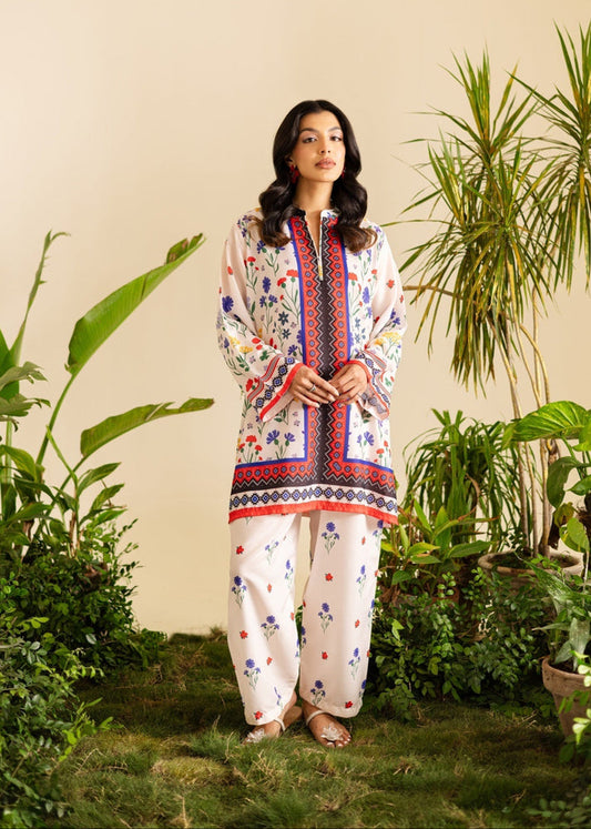 Unique Multicolor Floral Printed Co-ord Set