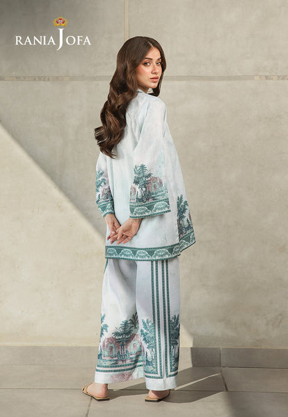 RARE-02 STITCHED PRINTED LAWN 2 PCS