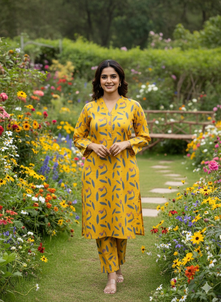2pcs yellow pret lawn