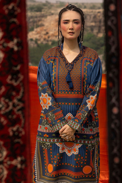 2 Piece Unstitched Printed Lawn Suit